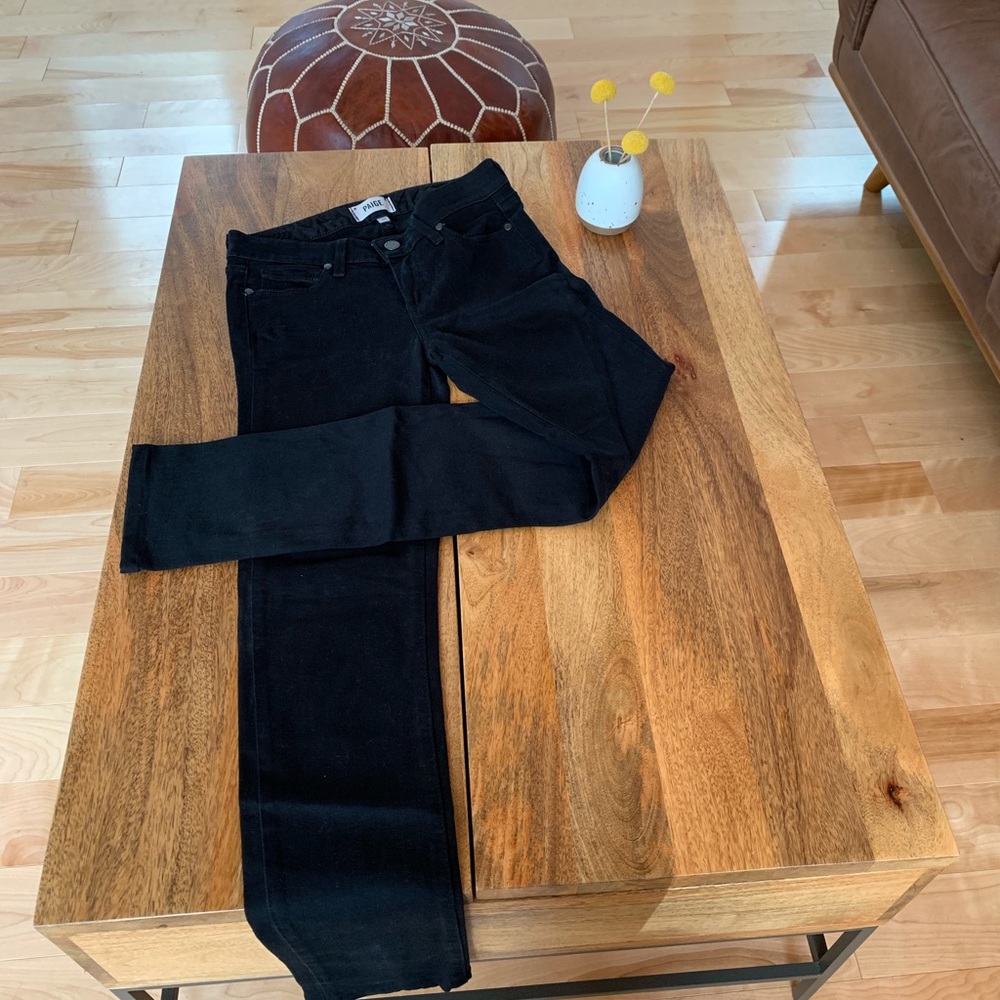 Paige black skinny jeans.  Size 25.